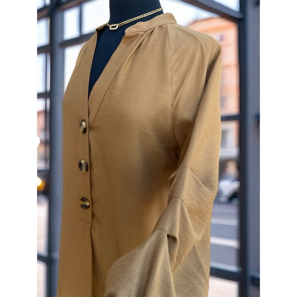 ZARA Dress, ZARA mustard, ZARA TUNIC Dress size XS - Picture 5 of 8